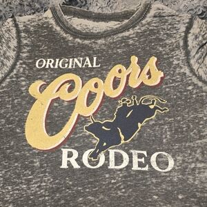Recycled Karma Gray Coors Rodeo Tee